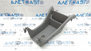 Toyota Prius V 15-17 center console trim, gray, scratches