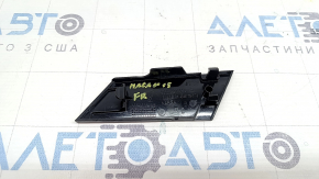 Black inner front right door handle cover for Porsche Macan 15-26