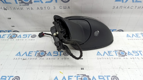 Left side mirror assembly for Porsche Macan 15-26, 11 pins, turn signal, backlight, heated, auto-dimming, black