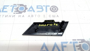 Black inner rear left door handle cover for Porsche Macan 15-26