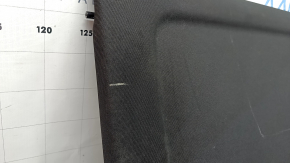 Black luggage compartment shelf for a Porsche Macan 15-18, with mesh, worn, needs cleaning