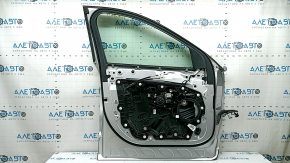 Ford Escape MK4 2020 keyless front left door assembly, with code, silver UX, dents, scratches on the trim