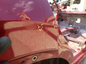 Quarter wing rear right VW Tiguan 18-24 long on the body, red, pokes