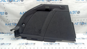 Left arch trim for Porsche Macan 15-18, black, scratches, broken fastener, missing fastener fragment