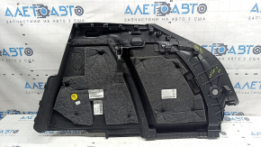 Left arch trim for Porsche Macan 15-18, black, scratches, broken fastener, missing fastener fragment