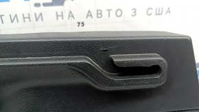 Left arch trim for Porsche Macan 15-18, black, scratches, broken fastener, missing fastener fragment