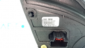 Right side mirror assembly for Ford Escape MK4 20-26, 7 pins, heated, BSM, black, scratched