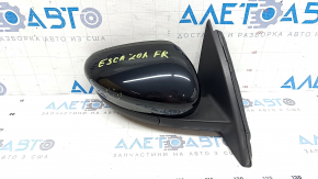 Right side mirror assembly for Ford Escape MK4 20-26, 7 pins, heated, BSM, black, scratched
