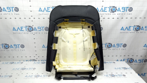 Porsche Macan 15-18 passenger seat back upholstery, black leather combined with Alcantara, heated, ready to clean