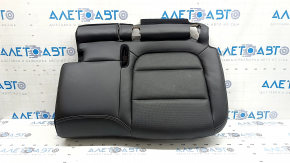 Rear seat cushion cover, 2nd row, left, Ford Escape MK4 20-26, black leather with perforation, hybrid