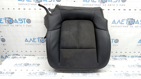 Porsche Macan 15-18 passenger seat upholstery, black leather combined with Alcantara, heated, dry-cleanable