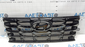Radiator grille assembly for Hyundai Tucson 2022-2024 without chamber, with chrome