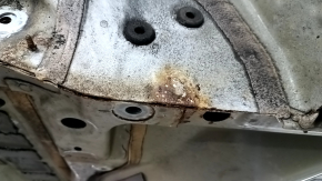 Quarter wing rear left Volvo XC90 16-26 on the body, white, dents, corrosion