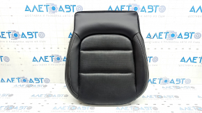 Driver's seat cushion upholstery for Ford Escape MK4 20-22, black leather, perforated, heated