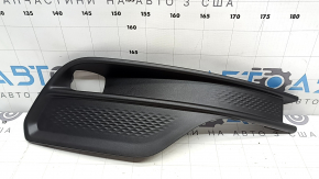 Right bumper grille for Jeep Compass 22-26, structure for LED fog lights