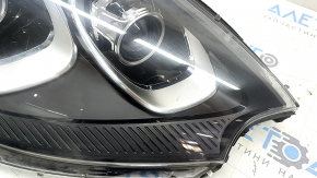 Right front headlight assembly for Porsche Macan 15-18, xenon, with washer, adaptive, black, chipped