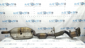 VW Tiguan 18-24 AWD exhaust pipe with catalytic converter, with bracket, torn mesh