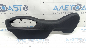 Driver's seat control trim for a Porsche Macan 15-18, black, scratched