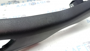 Driver's seat control trim for a Porsche Macan 15-18, black, scratched