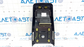 Ford Escape MK4 2020 rear center console trim, black, without charging port, worn