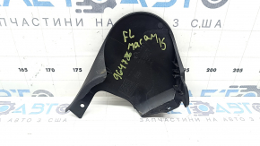 Driver's seat side trim, interior, black, scratches, Porsche Macan 15-18