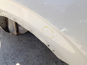 Quarter wing rear left Volvo XC90 16-26 on the body, white, dents, corrosion