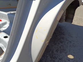 Quarter wing rear left Volvo XC90 16-26 on the body, white, dents, corrosion