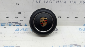 Black steering wheel airbag for the driver's side of the Porsche Macan 15-26