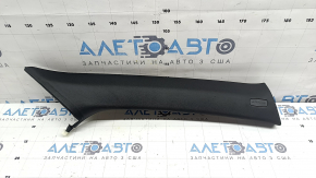 Right front pillar trim for Porsche Macan 15-21, black fabric, scratches