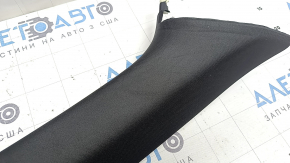 Right front pillar trim for Porsche Macan 15-21, black fabric, scratches