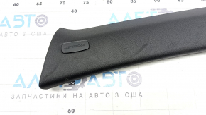 Left front pillar trim for Porsche Macan 15-21, black fabric, scratches