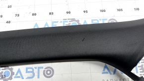 Left front pillar trim for Porsche Macan 15-21, black fabric, scratches