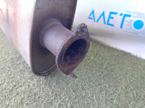 Volvo XC90 16-18 T6 rear exhaust pipe with resonator, rusty, broken stud