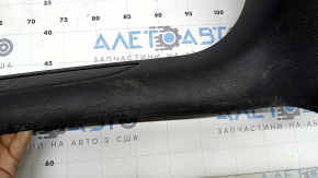 Front left door sill trim for Porsche Macan 15-26, black, no chrome insert, scratches, dry cleanable