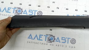 Front left door sill trim for Porsche Macan 15-26, black, no chrome insert, scratches, dry cleanable