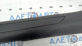 Front left door sill trim for Porsche Macan 15-26, black, no chrome insert, scratches, dry cleanable