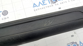 Front right door sill trim for Porsche Macan 15-18, black, no chrome insert, scratches, dry-cleanable