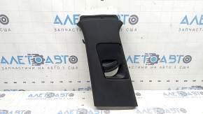 Left center pillar trim, belt, Porsche Macan 15-21, black fabric, 2 pieces, worn