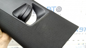 Left center pillar trim, belt, Porsche Macan 15-21, black fabric, 2 pieces, worn