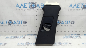 Right center pillar trim, belt, Porsche Macan 15-21, black fabric, 2 pieces, worn