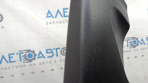 Lower left center pillar trim for Porsche Macan 15-18, black, scratches