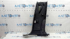 Lower left center pillar trim for Porsche Macan 15-18, black, scratches