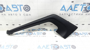 Porsche Macan 15-26 right side center console trim, black leather