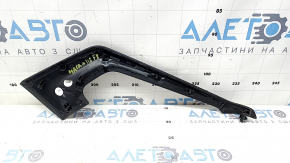 Porsche Macan 15-26 right side center console trim, black leather