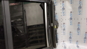 Panorama assembly for Audi Q5 8R 09-17, black curtain, scratches, broken curtain mechanism