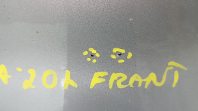 Front bumper, bare, Ford Escape MK4 20-22, without parking sensors, silver, scratches, dents, non-standard holes