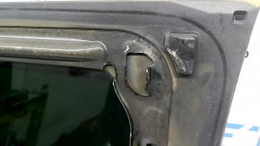 Hyundai Tucson 22-26 central panoramic glass with scratches, soot, and corrosion