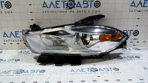 Headlight front left naked Dodge Dart 13-16 halogen chrome DEPO