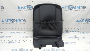 Black rear passenger seat trim for a 1920 Porsche Macan, broken mount