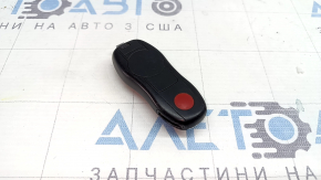 Porsche Macan 15-22 key, 4 buttons, peeling chrome, scratches